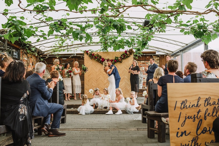 Nicole and Sam captured by Justin Aitken Photography